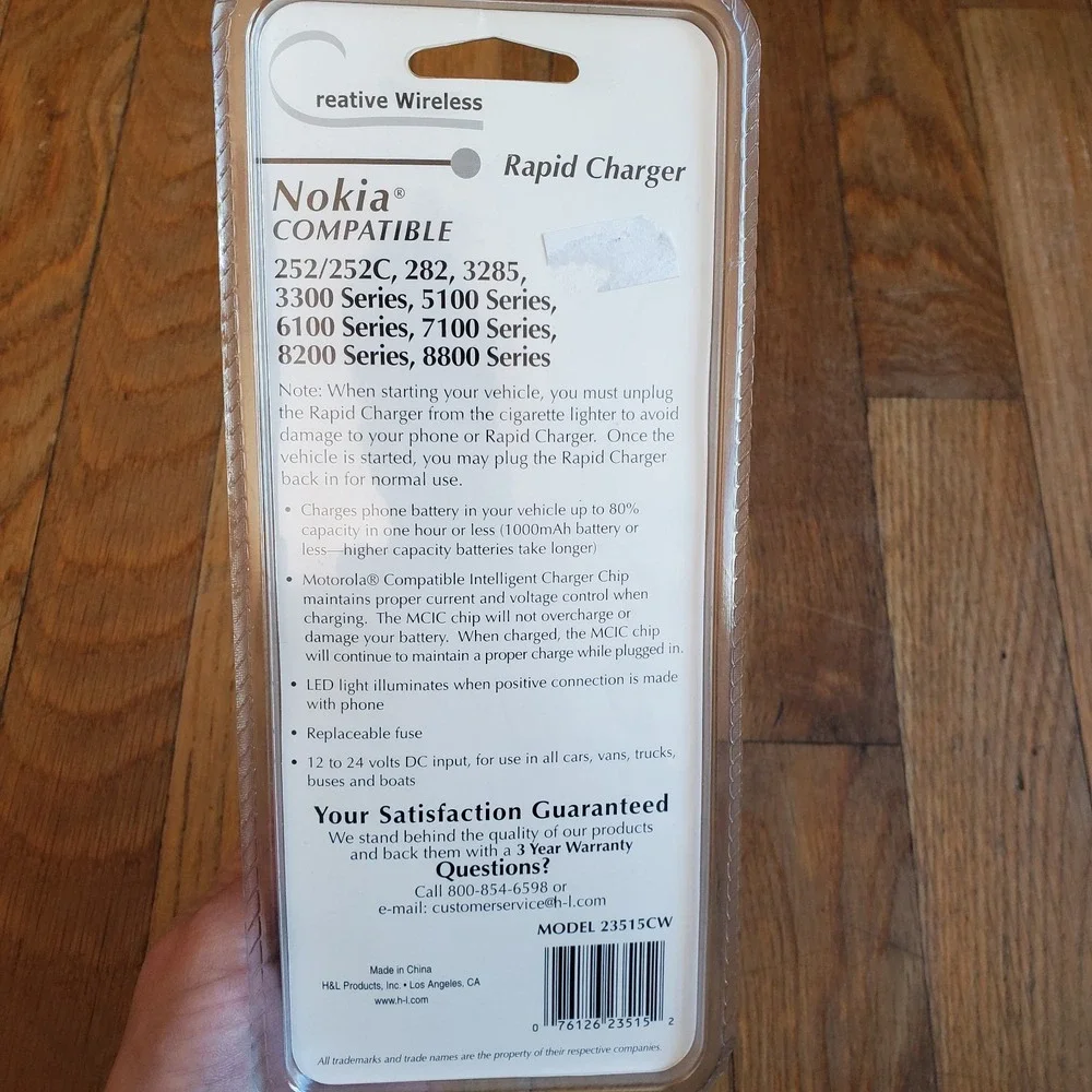 Creative wireless Nokia rapid charger new in‎ packaging vintage